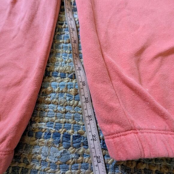 Aeropostale Sweatpants “Aero 87” L Coral Cropped Embroidered Logo Joggers Visco - Picture 3 of 8